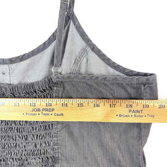 Forever 21 Plus Baby Doll Grunge Skater Pockets Smocked Mini Dress Womens 2X NEW - Picture 4 of 6